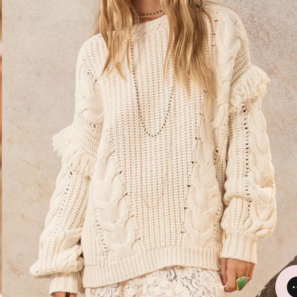 NWT Spell Nomadic Knit Jumper in Cloud size large